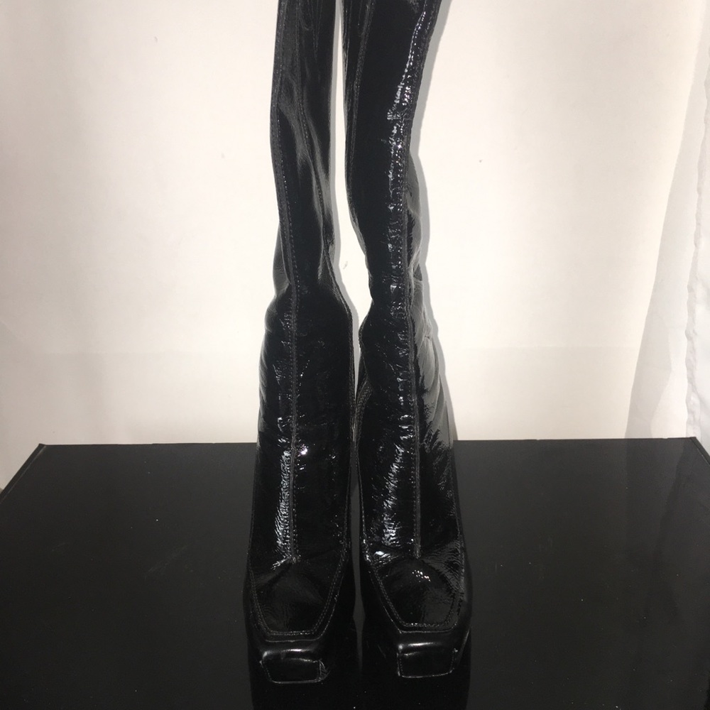 Sex Stunning Bakers knee high high heel boots.